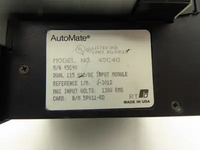 Reliance Electric 45C1A AutoMate Programmable Controller W/8 Dual 24V Inputs