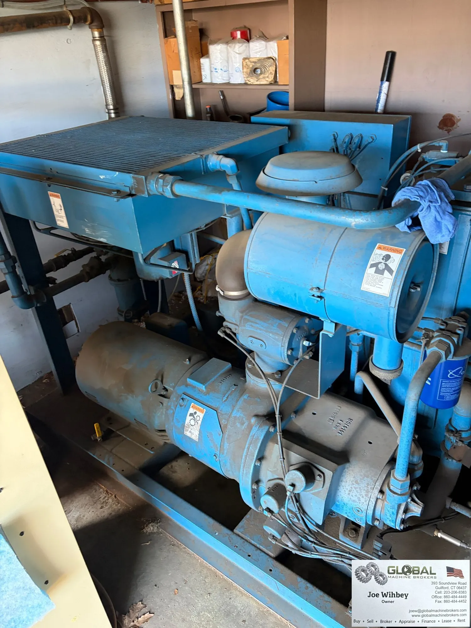 Qunicy QSI245ANA Flooded Rotary Screw Air Compressor 50HP 230 ACFM