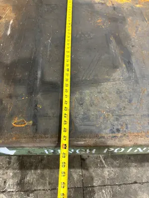 108' X 48" HYDRAULIC LIFT TABLE: STOCK #23555