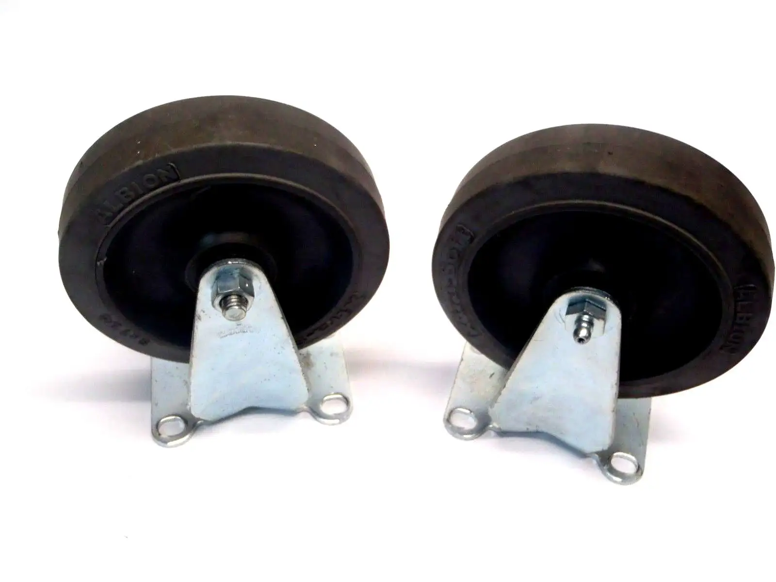Used Albion Xtra Soft 5 x 1-1/4" Caster Casters Michigan US | Maverick Industrial Sales #1394708