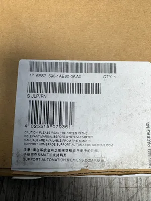 SIEMENS 1P 6ES7 590-1AE80-0AA0 Electrical/PLC/Automation | ESS Industrial Equipment Sales (6)