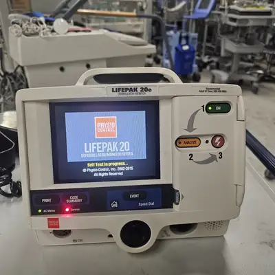 Used Physio-Control LP20e LP 20e Monitor with Cables Defibrillators Texas US | PT Medical Technologies #1458754