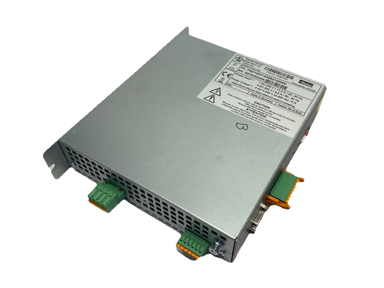 USED PARKER HIPERFACE DSL MULTI-FIELDBUS SERVO-DRIVE, SINGLE AXIS