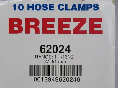 New | in-Stock BREEZE _UNKNOWN_ Clamps | OCO Industrial #1638545