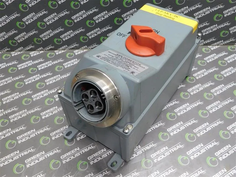 Appleton ASR6034 Powertite Non-Fusible Mechanical Interlock Receptacle 60A Used