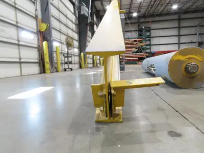 3 Ton 6000 Lb Free Standing Work Station Jib Crane 12' Span 8' 8"H Post