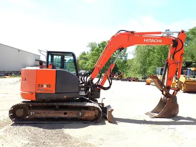 Used 2015 HITACHI ZX85USB-5N Crawler Excavators Massachusetts US | Brookside Equipment Sales #1422146