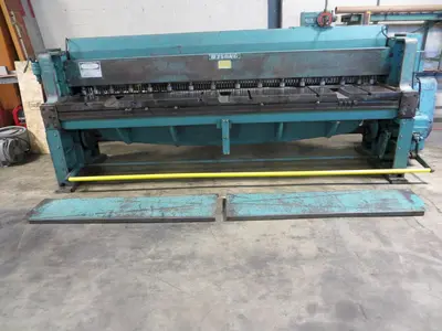 USED 10 GA x 10' WYSONG MODEL 1010-RD MECHANICAL SHEAR