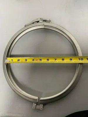 Stainless Steel Heavy Duty Double Pin 10" Clamp