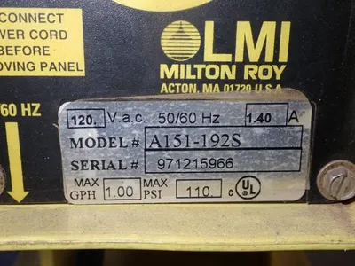 USED LMI MILTON ROY A151192S