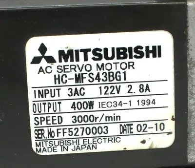 USED MITSUBISHI HC-MFS43BG1