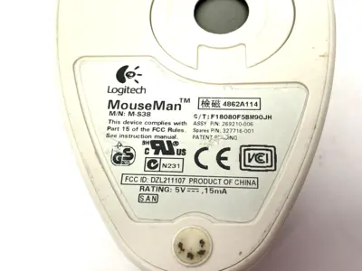 USED LOGITECH MOUSEMAN COMPAQ THREE-BUTTON MOUSE 269210-006