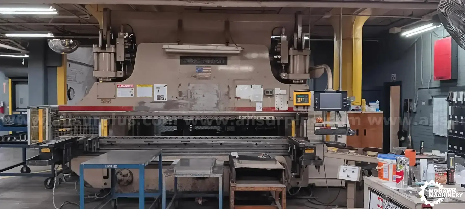 14' CINCINNATI INC 230-TON "230AFX10FT" AUTOFORM 6-AXIS CNC HYDRAULIC PRESS BRAKE