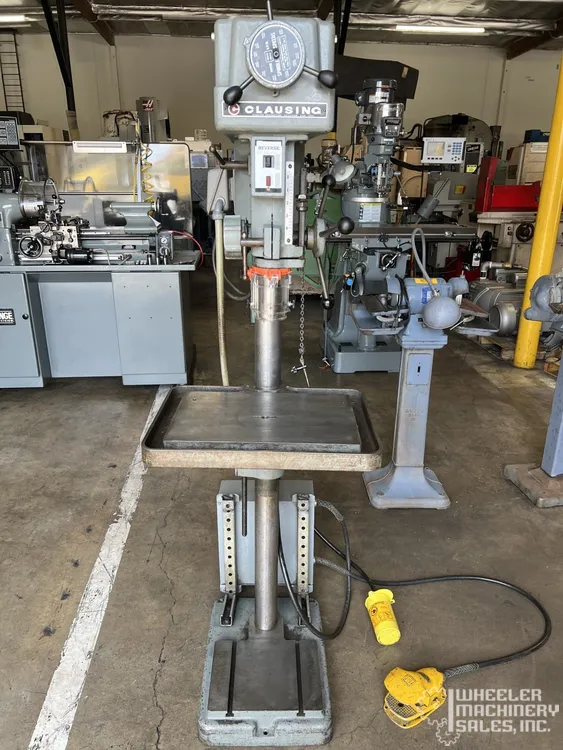 CLAUSING 1769 DRILLS, HEAVY DUTY & SENSITIVE, VERTICAL, SINGLE SPINDLE | Wheeler Machinery Sales