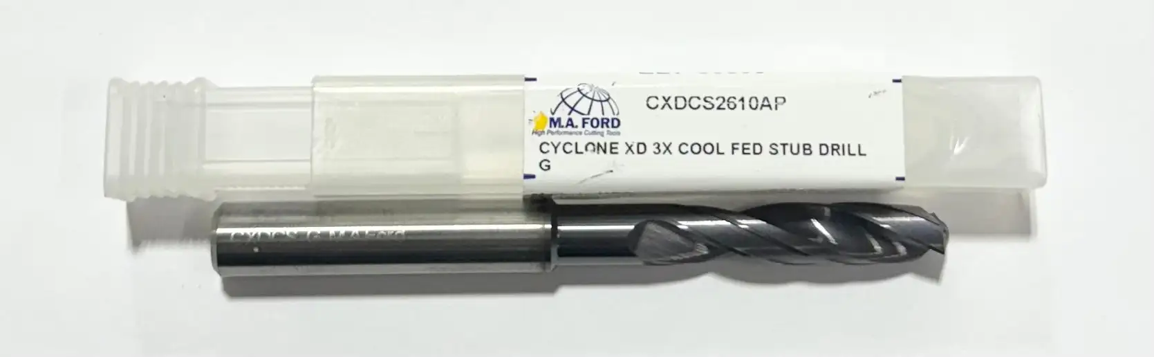 M.A. Ford Letter G Solid Carbide Drill 3X Coolant Fed Double Margin Altima Plus
