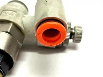 ASP530F-03-08S-J | SMC  Speed Controller w/ Pilot Check Valve - Used