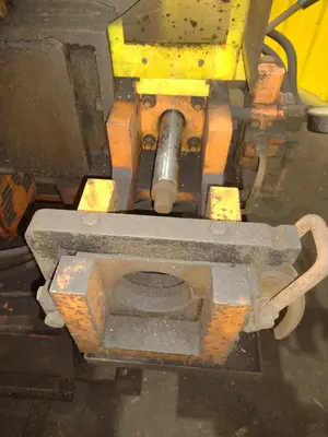 3" HUTH MODEL #2007 HYDRAULIC RAM TYPE TUBE BENDER & END FORMER: STOCK #19709