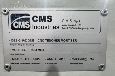 Used 2016 CMS/BALESTRINI PICO MD3 Door Machines Ontario CA | MachineryMax #1545287