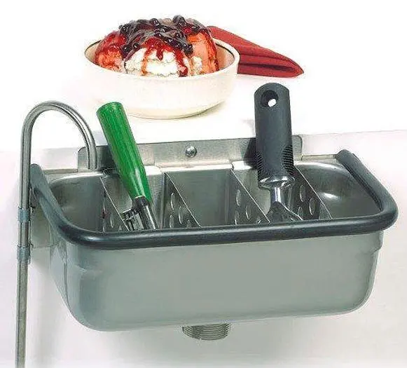 Ice Cream Dipper Well - 12 3/4" x 6 3/4"