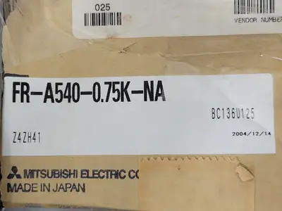 USED MITSUBISHI ELECTRIC CORPORATION FR-A540-0.75K-NA