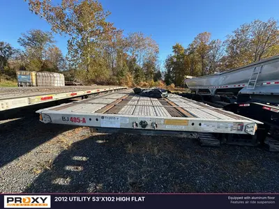Used 2012 UTILITY 48'X102 HIGH FLAT Flatbed Trailers Pennsylvania US | Proxy Equipment #1379175