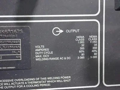 USED MILLER SYNCROWAVE 350