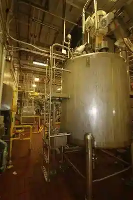 1000 gal feldmeier stainless steel tank