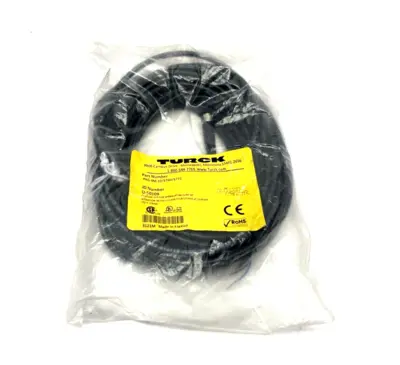 NEW TURCK PICOFAST CONNECTION CABLE M8 FEMALE 4-PIN U-50109