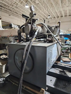 75 Ton Up Acting Heated Platen 4 Post Hydraulic Press