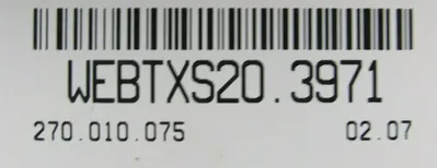 USED WEBTXS20.3971 MONITOR WEBTXS203971