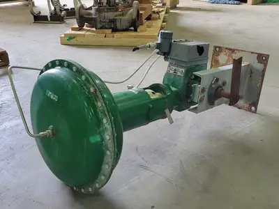 Control Valve Actuator w/ 3600 Series Valve Positioner