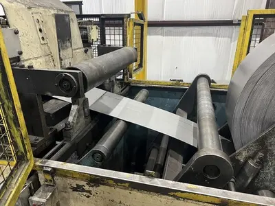 15,000 LB x 36" x .312" COE Coil Cradle Straightener Feeder Space Saver Servo Feed Line