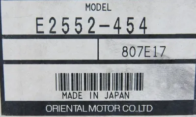 NEW ORIENTAL MOTOR E2552-454 TORQUE MOTOR E2552454