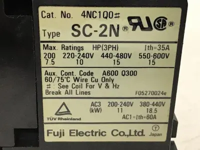 USED FUJI ELECTRIC SC-2N 4NC1Q0