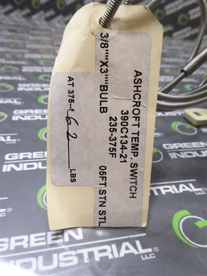 Ashcroft LTSN4K05A7030 XJL Temperature Switch 235-375°F New NIB