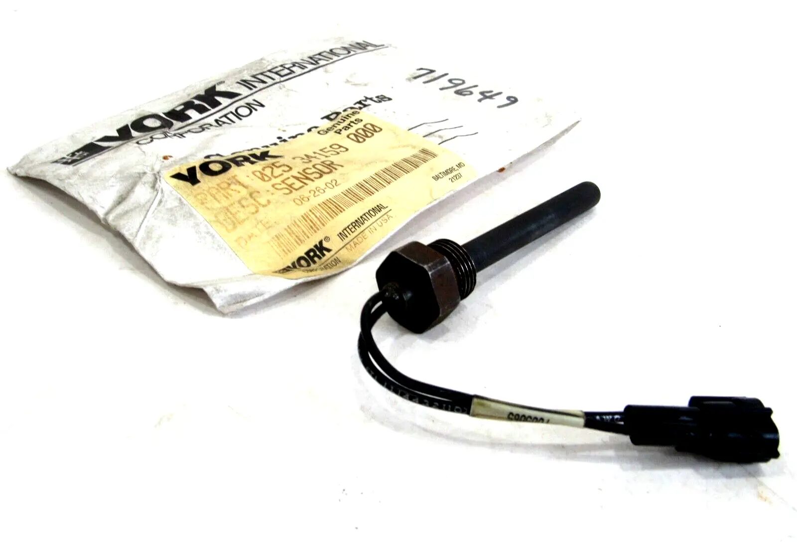 NEW YORK INTERNATIONAL 025-34159-000 TEMPERATURE SENSOR 02534159000