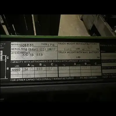 USED CLARK GVS25S