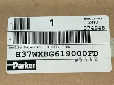 New | in-Stock PARKER H37WXBG619000FD Pumps Ohio US | HGR 24 #1311140