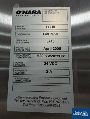 NEW O'HARA 36" O'Hara LabCoat Coating System, Model LCIII