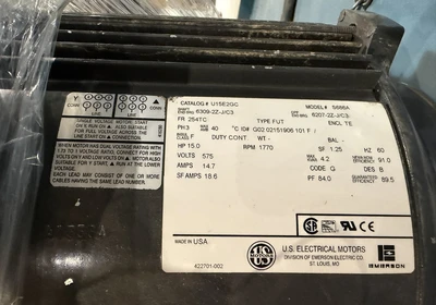 USED 2003 BELFAB DW - 15HP OPEN MODULAR