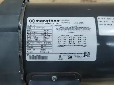 USED MARATHON ELECTRIC VD56T17F5321J