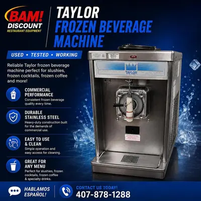 Used TAYLOR _UNKNOWN_ Slushie Machines Florida US | BAM Discount Restaurant Equipment #1134195