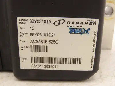Used DANAHER MOTION _UNKNOWN_ Industrial Controls Indiana US | Arrow Industrial #1566942