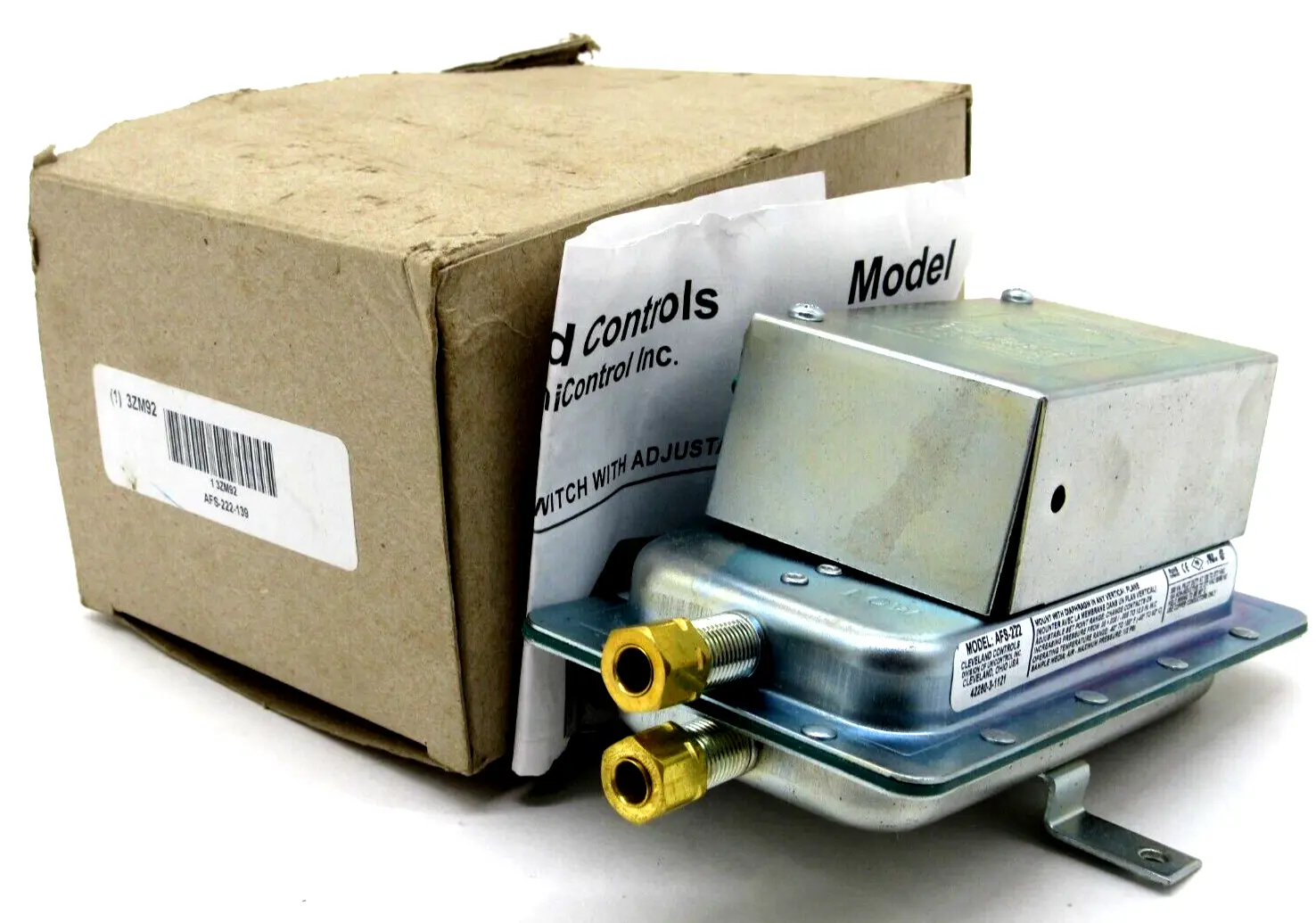 NEW CLEVELAND CONTROLS AFS-222 AIR SENSING SWITCH AFS222