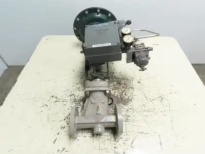 Fisher Control Pneumatic Diaphragm Actuator Lined PTFE Valve 1" Actuator 30 Sz