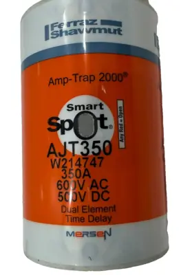 NEW MERSEN AJT-350 TIME DELAY FUSE AJT350 350AMP