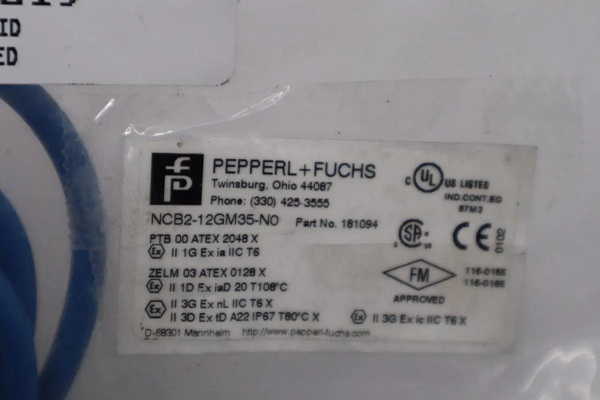 New In Box PEPPERL + FUCHS NCB2-12GM35-NO Inductive Proximity Switch STOCK L210C