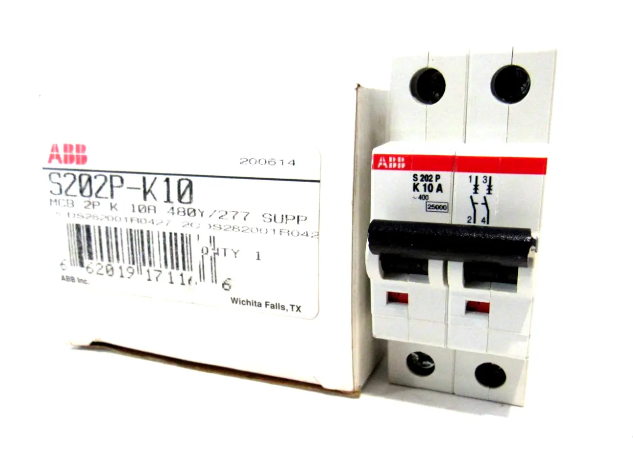 NEW ABB S202P-K10 CIRCUIT BREAKER S202PK10