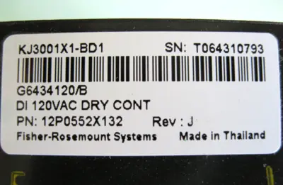 USED Emerson DeltaV KJ4001X1-BE1