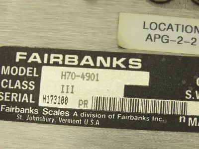 Fairbanks H70-4901 Stainless Digital Bench Scale 6Lb kg oz grams  -Needs Repair-